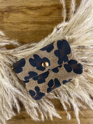 Porte monnaie en cuir 🐆
