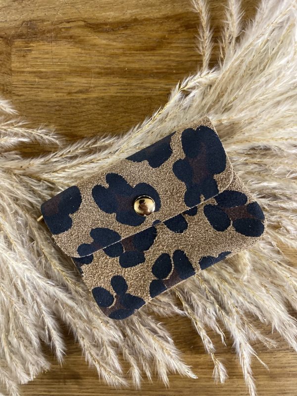 Porte monnaie en cuir 🐆