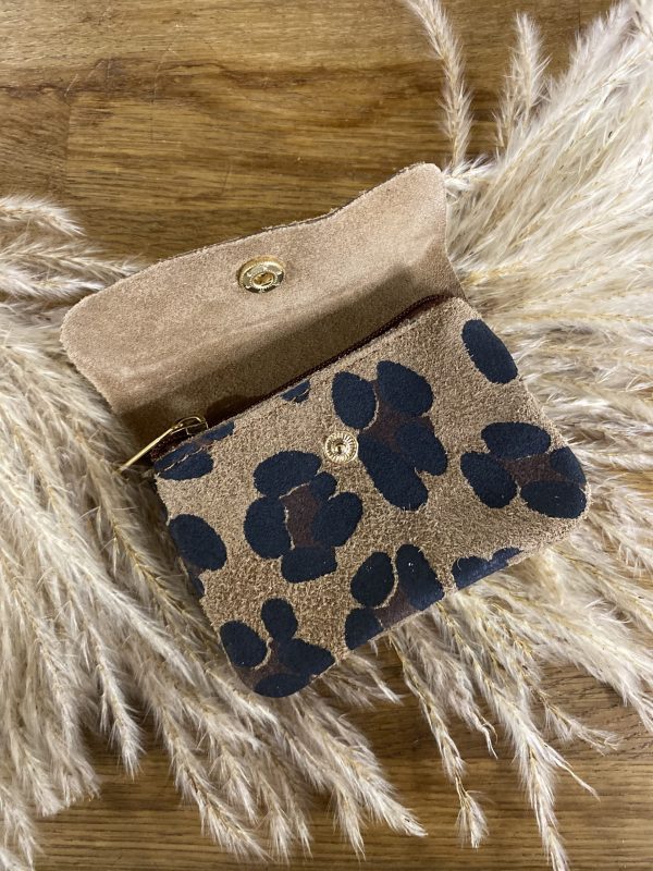 Porte monnaie en cuir 🐆