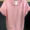 T-shirt noir Élégance Fleurie