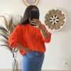 Blouse fluide à manches retroussables
