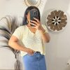 Top crochet ajouré