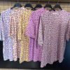 T-shirt coloré à motifs léopard