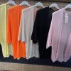 Cardigan ajouré coupe chauve-souris
