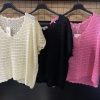 Top crochet ajouré