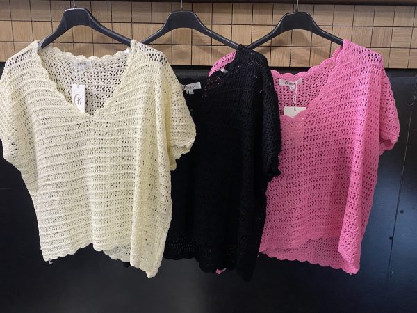 Top crochet ajouré
