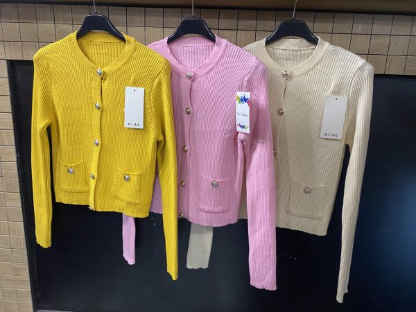 Gilet côtelé à boutons