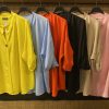 Blouse fluide à manches retroussables