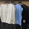 Top sans manches à cordon