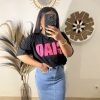 T-Shirt à imprimé «Ciao »