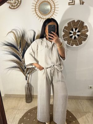 Ensemble à rayures