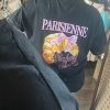 T-shirt croissant « parisienne » noir