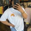 T-shirt croissant « parisienne » blanc