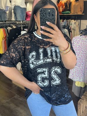 T-shirt dentelle « bulls 25 »